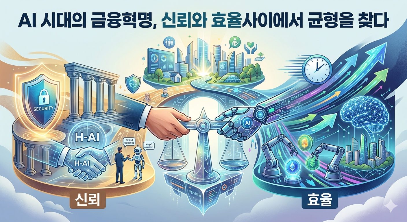AI 시대의 금융 혁명, 신뢰와 효율 사이에서 길을 찾다