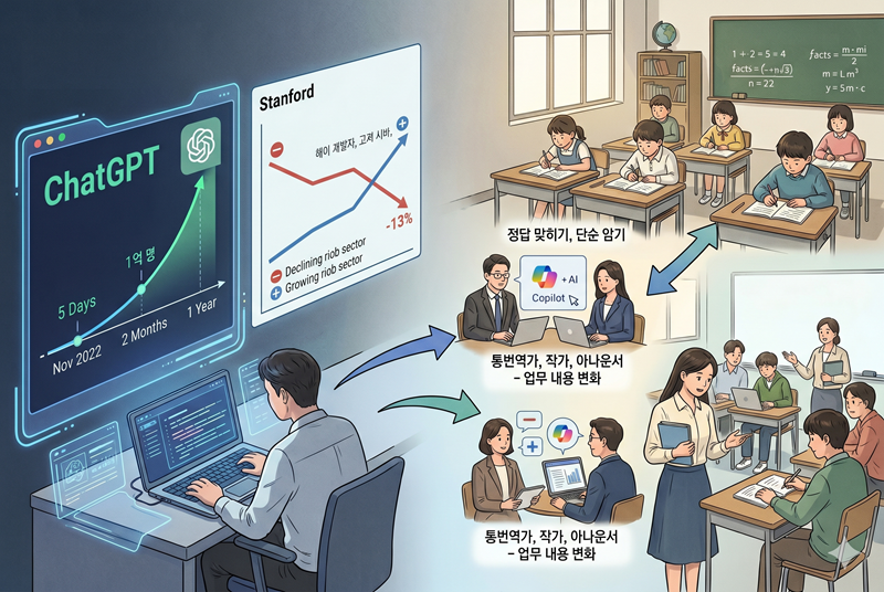 사라지는 직업들: 숫자가 말하는 것