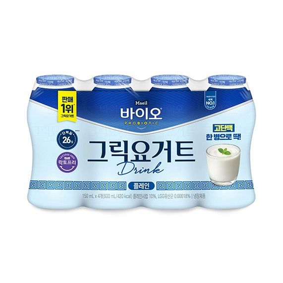 매일바이오 그릭요거트 드링크 플레인, 그릭요거트를 드링크로 간편하게