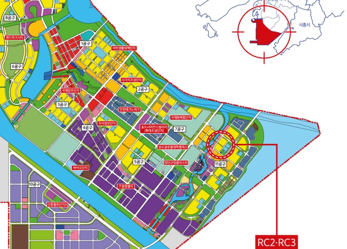 동인개발·창해건설, 송도 RC3블록 개발 HUG보증 1800억 PF조달