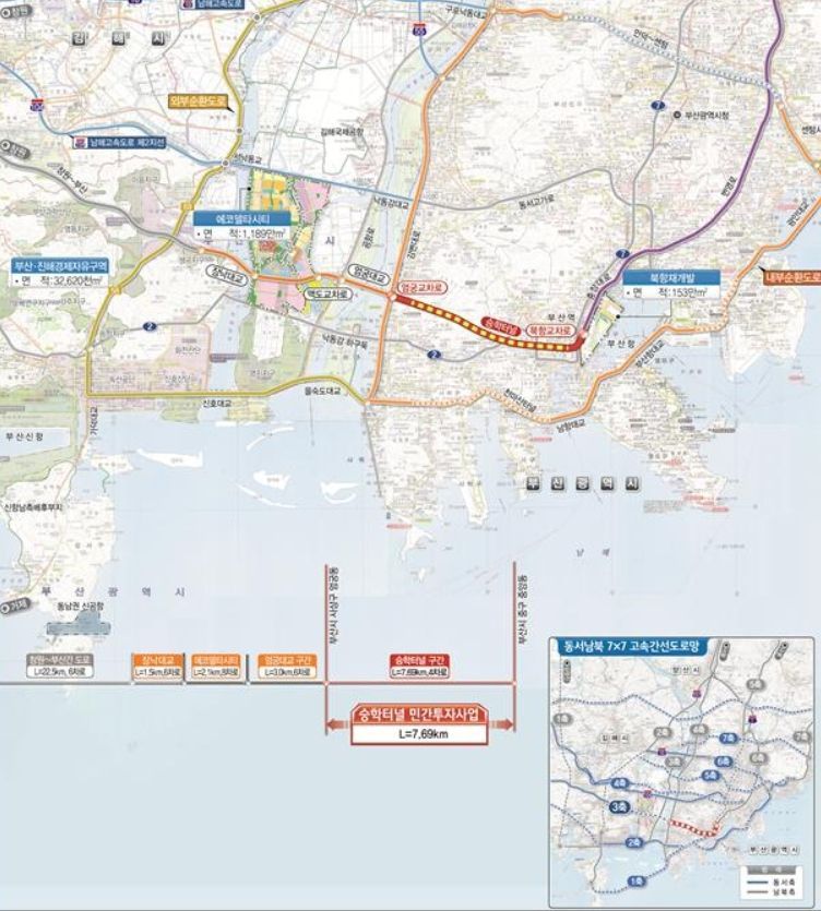 6000억 규모 부산 승학터널 금융주선기관 이달 말 선정 착수