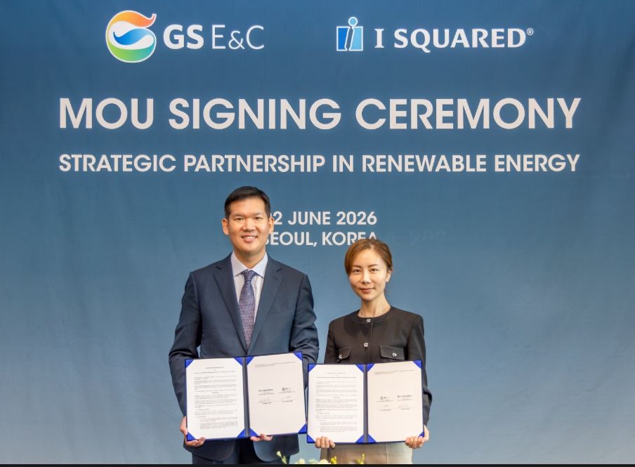 아이스퀘어드·GS건설, 태양광·BESS 플랫폼 출범...2035년 1.5GW 목표