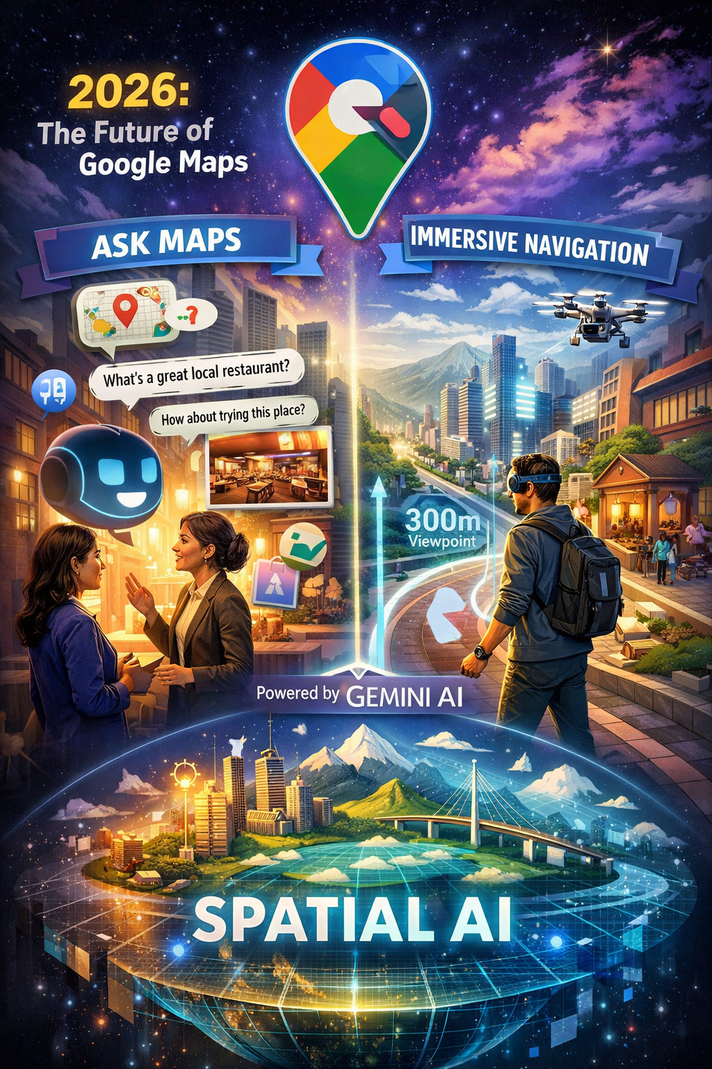 구글 맵스의 대전환: 지도에서 ‘공간 AI 플랫폼’으로