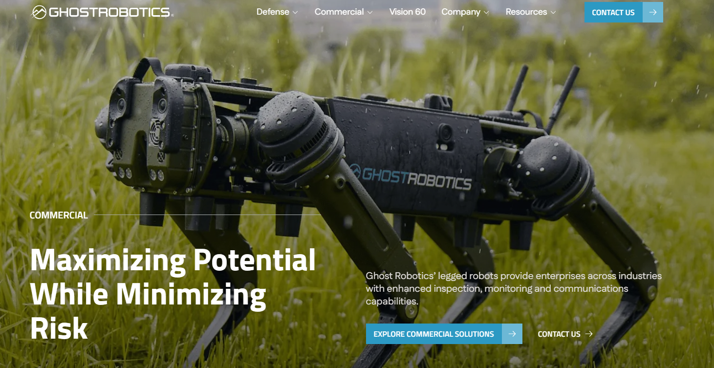 AI데이터 센터 로봇견이 경비를 서다