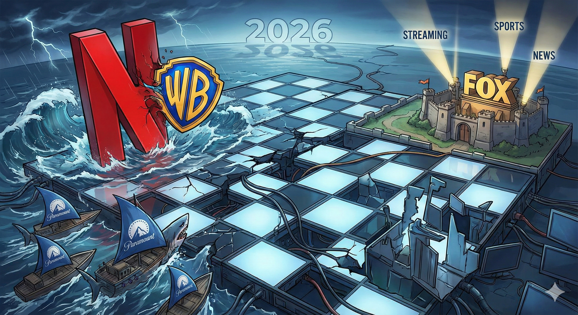 파라마운트, WBD 적대적 M&A 추진…글로벌 미디어 판도, 2026년을 앞두고 ‘3개 전략축’으로