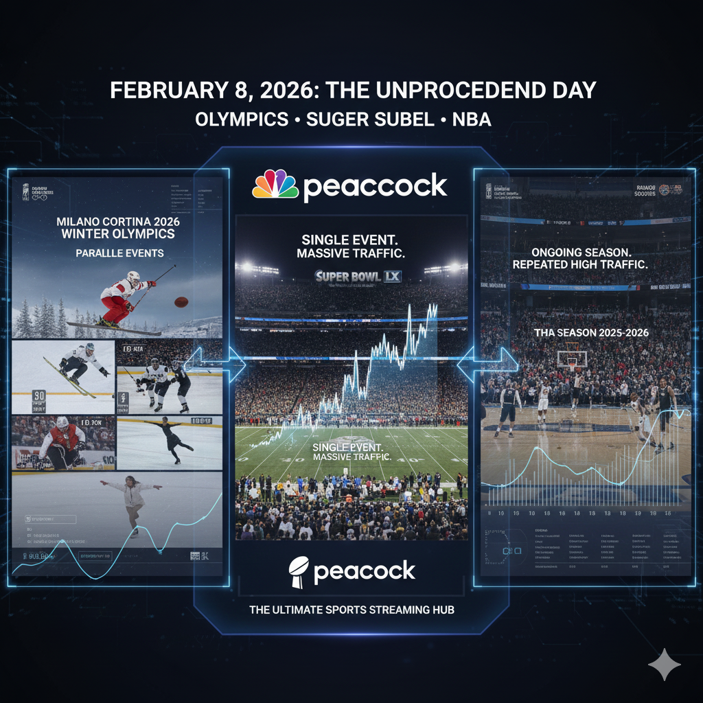 2026년이 기대되는 NBC와 피콕(Peacock)…스포츠와 함께 비상을 기대