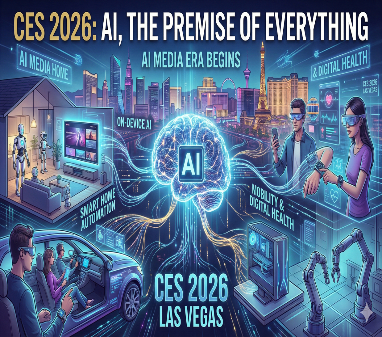 CES 2026, AI가 모든 산업의 기본이 된 시대를 열다 (1편)