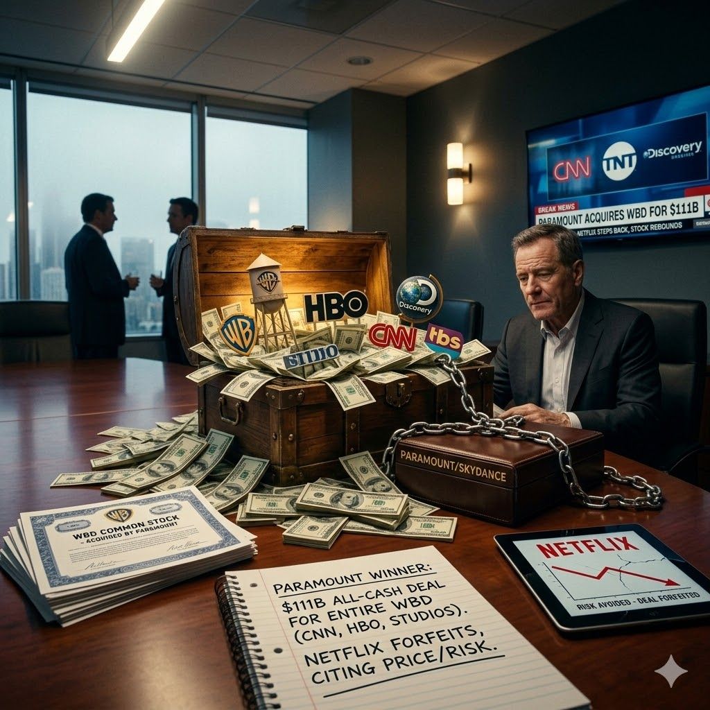 159조 원 베팅…파라마운트, WBD 통째로 인수 추진·넷플릭스 철수