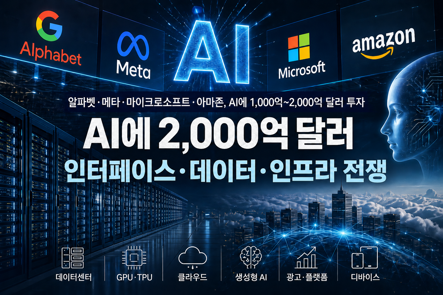 (특집) 2026년 AI 투자 2,000억 달러 시대… 인터페이스·데이터·인프라 전쟁(중)
