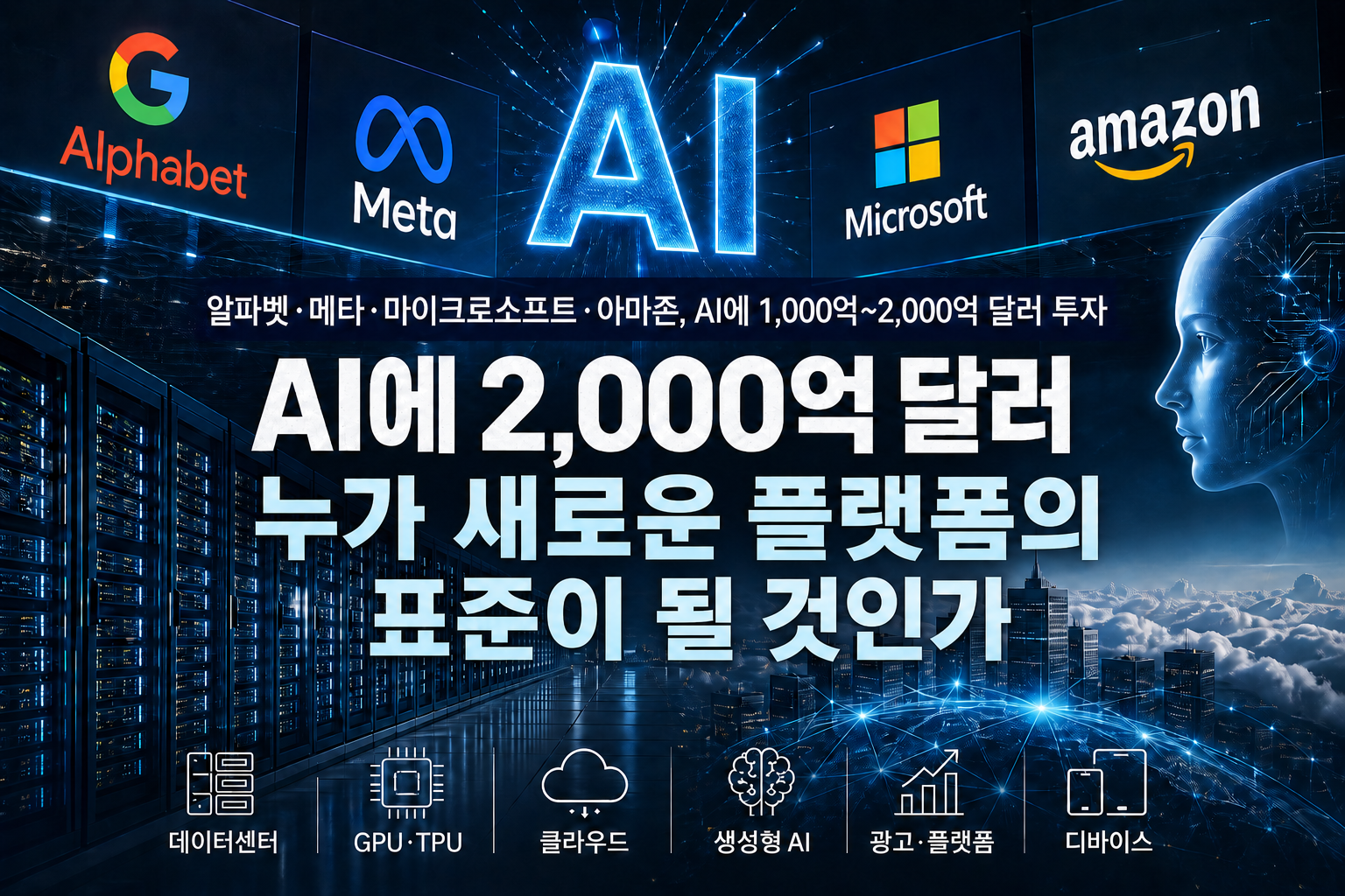 (특집) 2026년 AI 투자 2,000억 달러 시대…누가 새로운 플랫폼의 표준이 될 것인가(하)