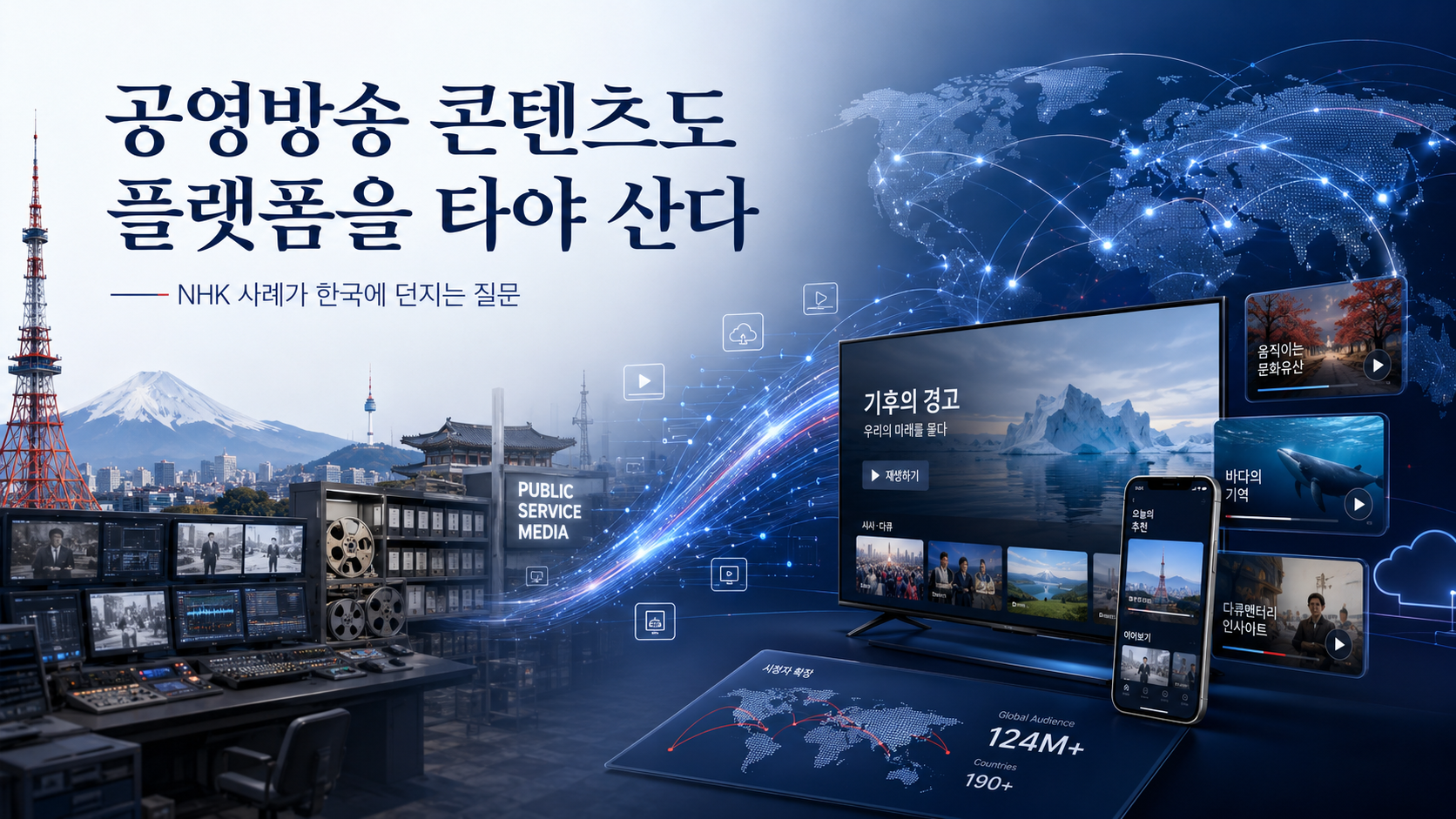 [NHK 특집 하] 공영방송 콘텐츠도 플랫폼을 타야 산다…NHK 사례가 한국에 던지는 질문