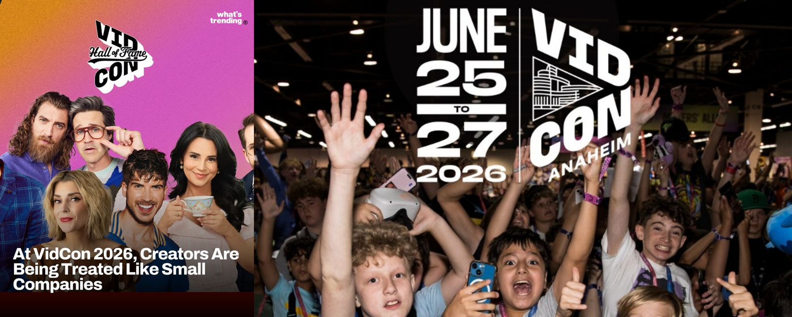 VidCon 2026, 숏폼 시대 크리에이터 비즈니스의 전시장으로 진화
