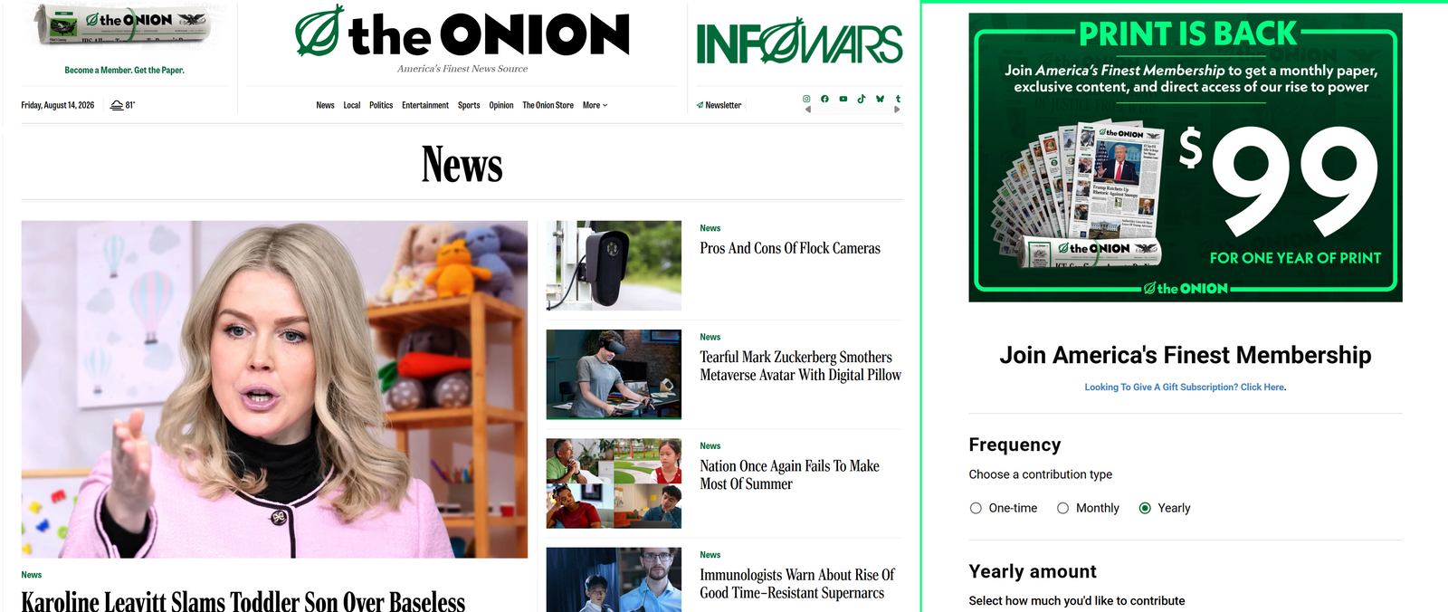 신문 독자를 ‘팬’으로 바꾼 The Onion…종이신문 구독 8만3,000명