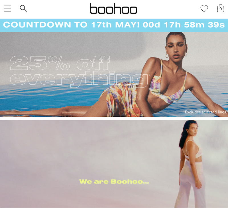 영국 백화점 체인 데베넘스(Debenhams)을 집어삼킨 온라인 기업 부후(boohoo)