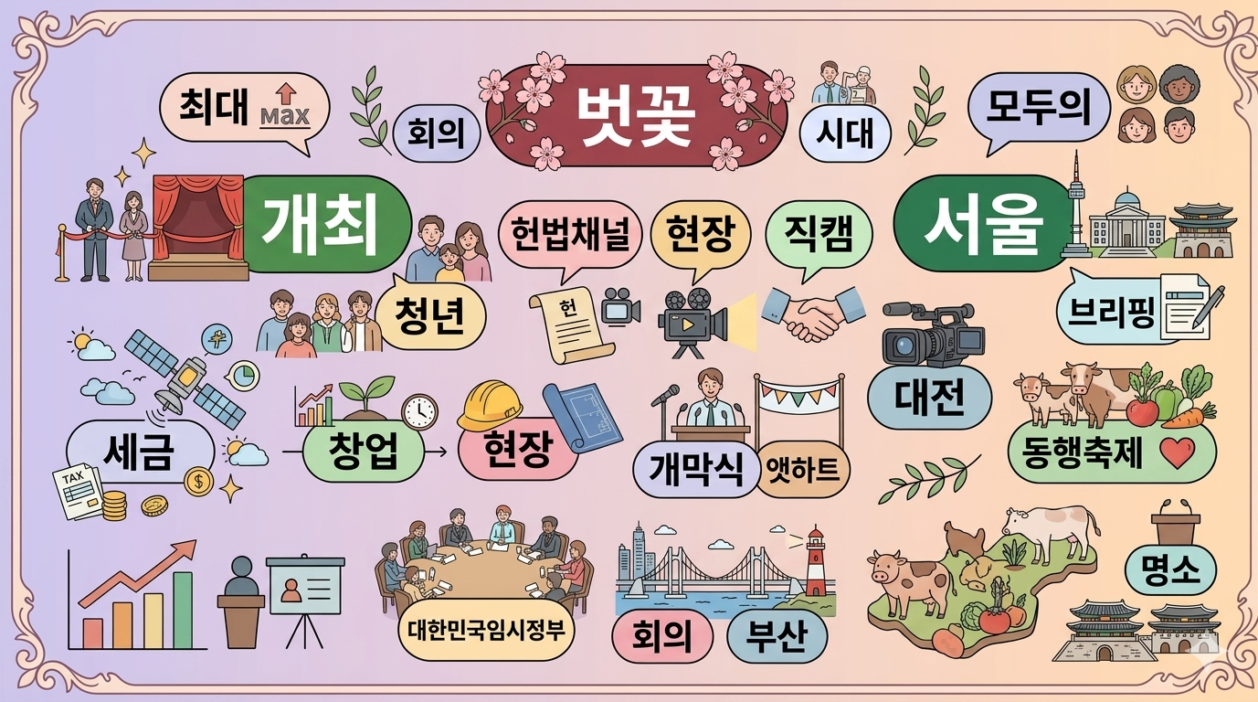 [2026년 4월 2주] 키워드 ㅣ 확실히 '벚꽃'이 만발했습니다