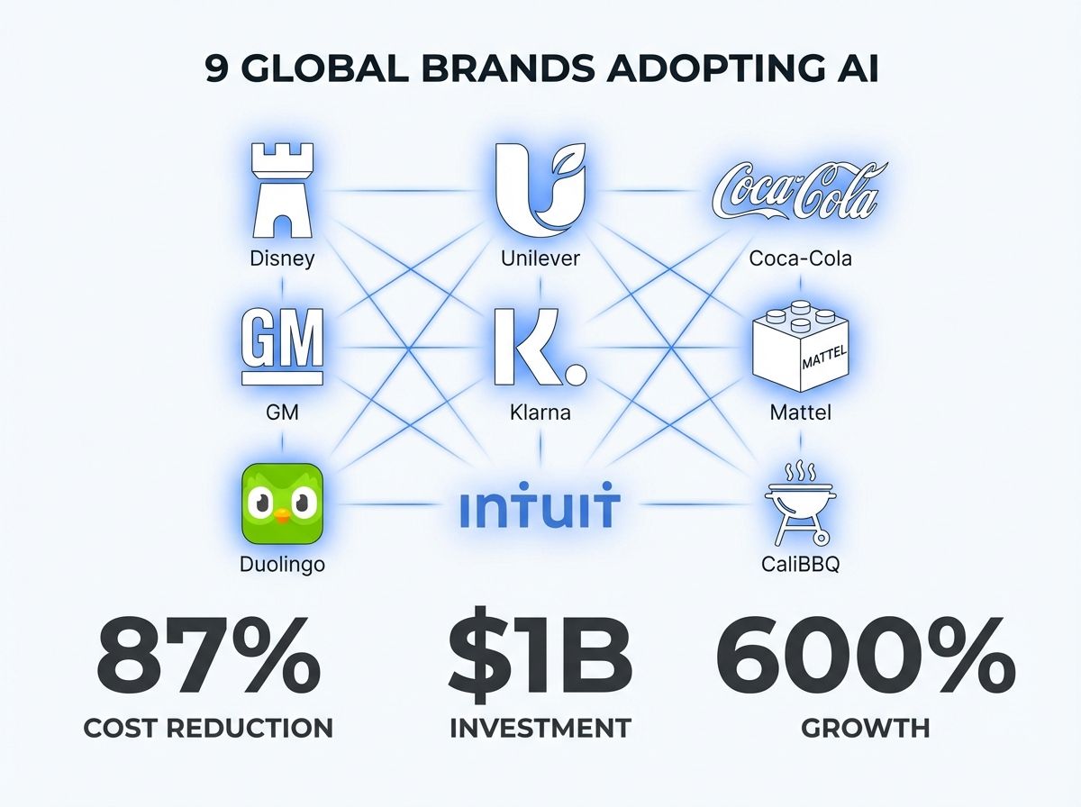 The Year AI Stopped Being Optional: 9 Brands That Turned Hype Into Hard Results
