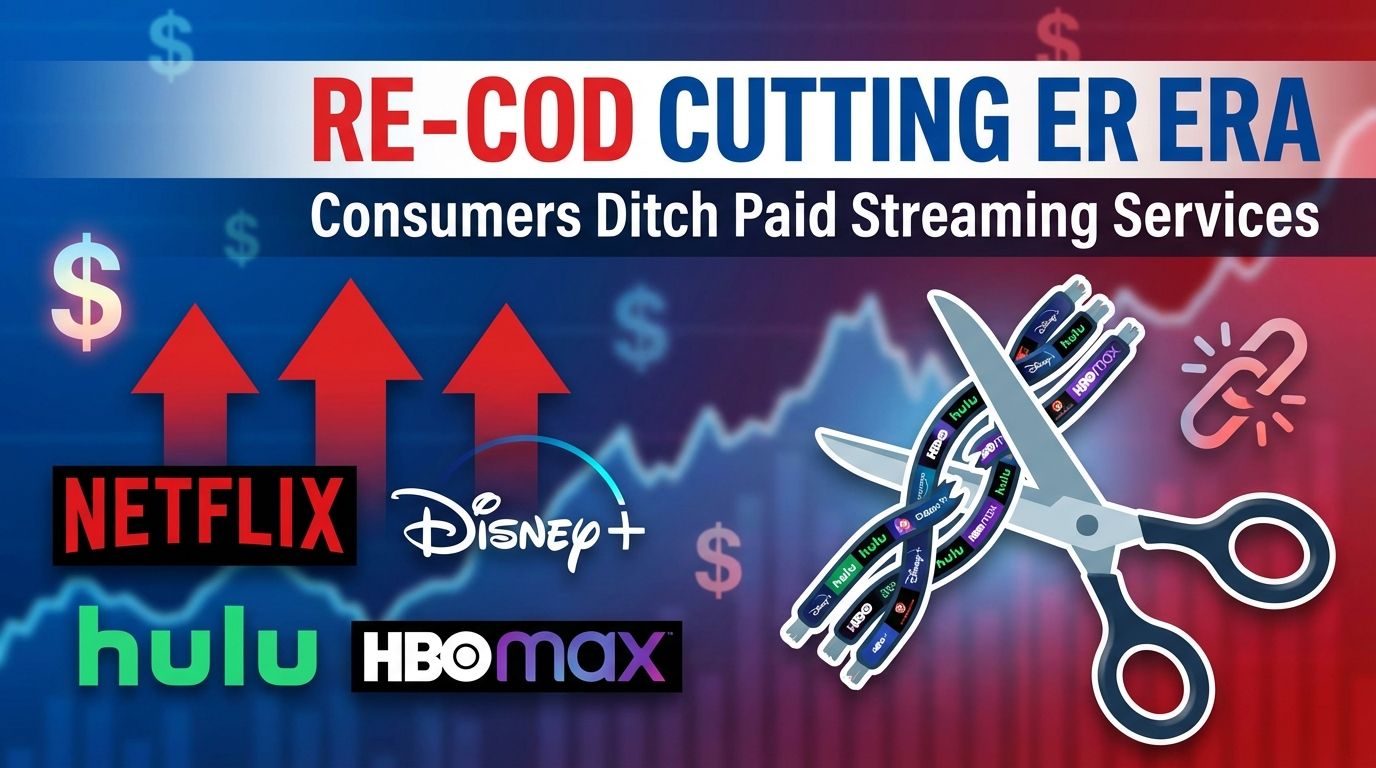 '리 코드커팅(Re cord cutting)' 시대 열린다…유료 스트리밍 떠나 무료로 향하는 소비자들