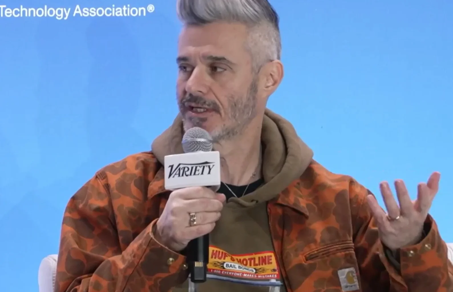 Evan Shapiro speaking at CES 2026 Variety Business of Creators Summit