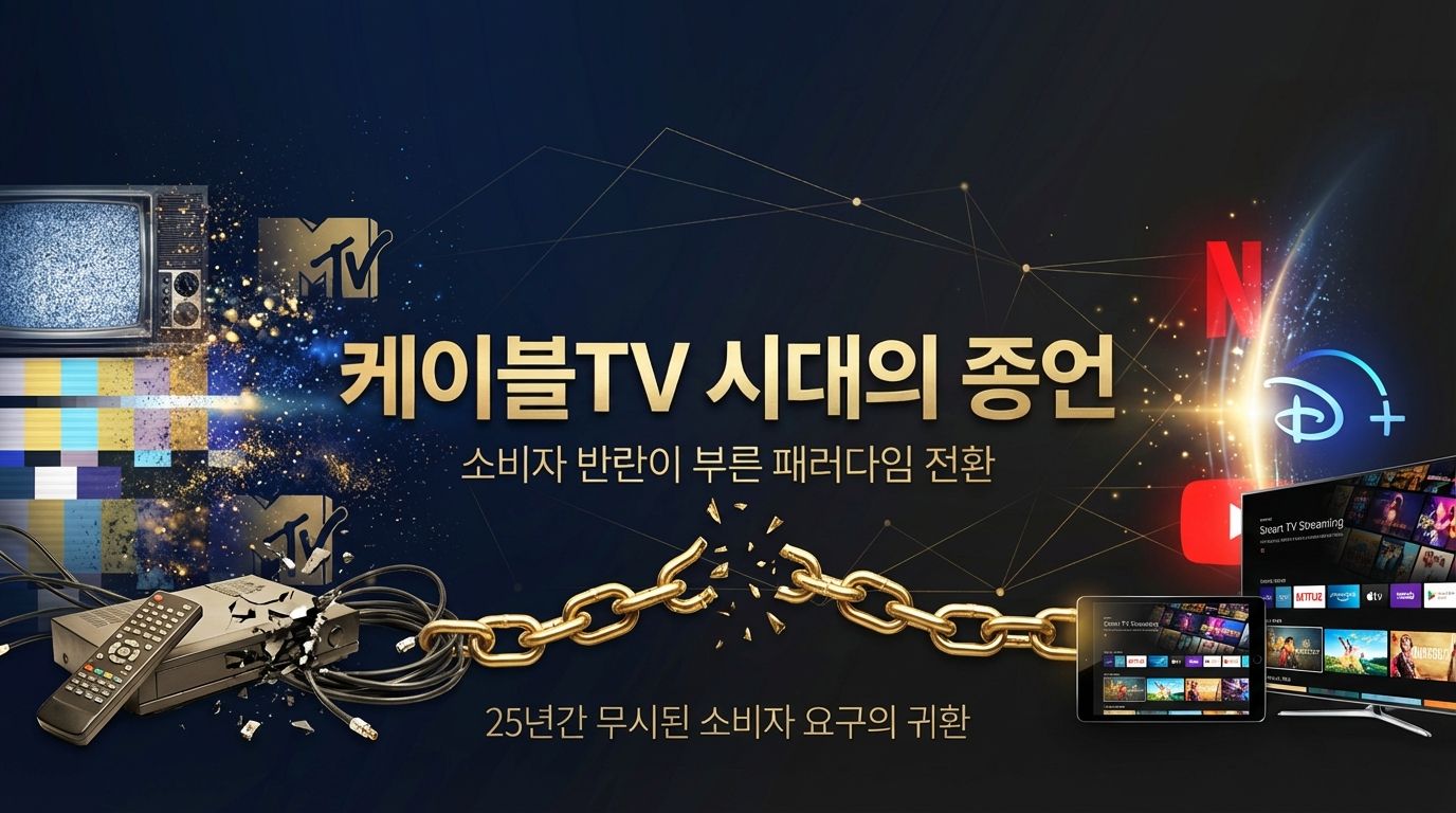 케이블TV 시대의 종말...스트리밍이 아닌 '소비자 반란'이 진짜 원인