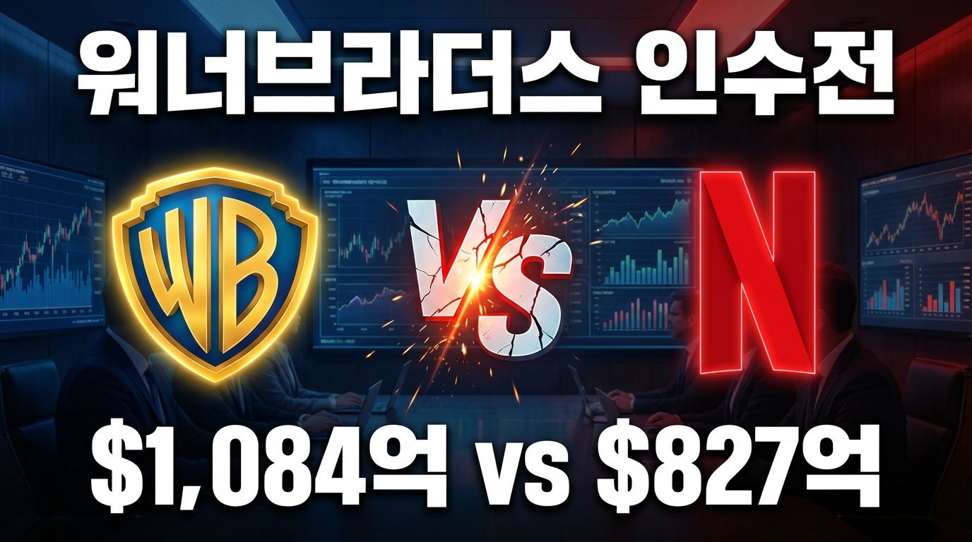 넷플릭스 vs 파라마운트, 워너브라더스 인수전 격화