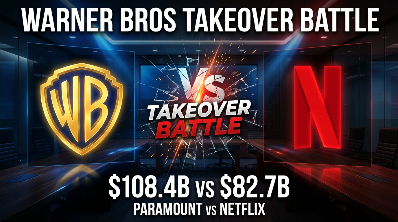Netflix vs Paramount: Battle for Warner Bros. Intensifies, Korean Entertainment Industry at Stake