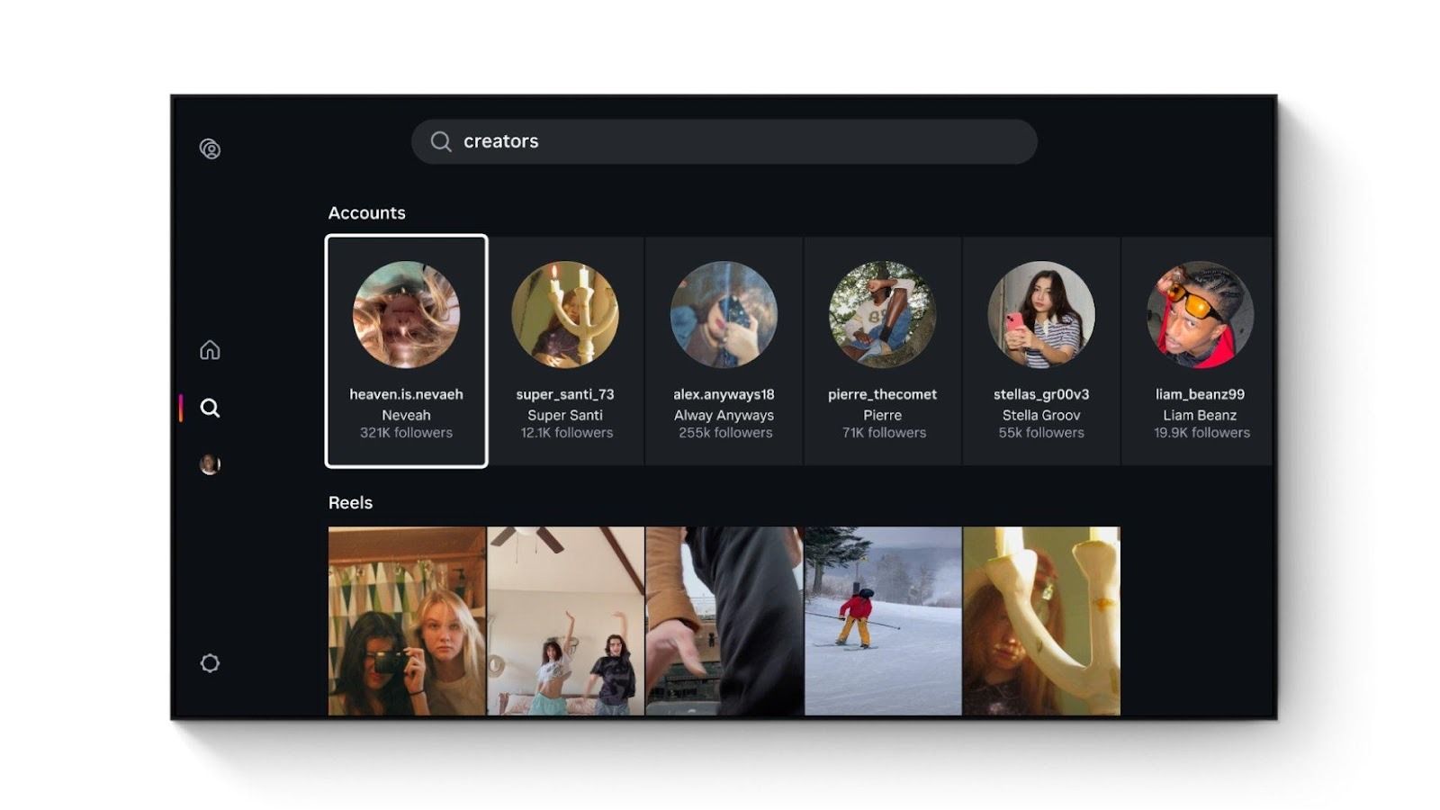 Instagram TV App Instagram TV App Interface