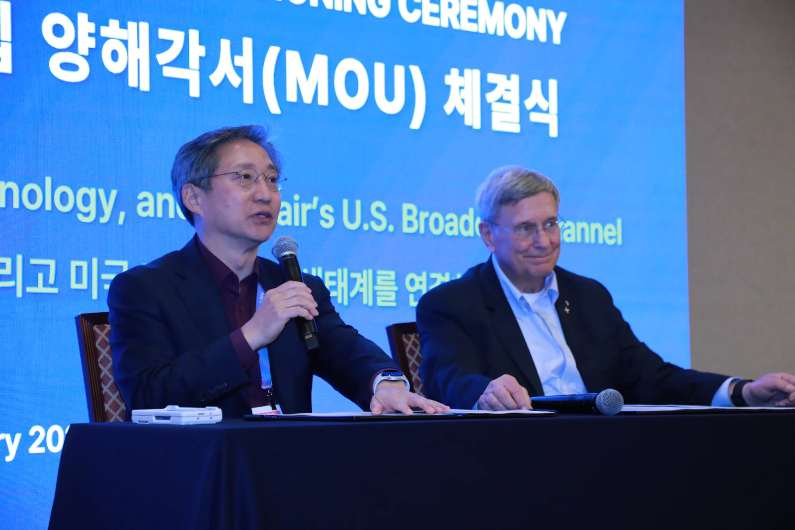 SBS-Sinclair MOU SBS-Sinclair MOU signing ceremony