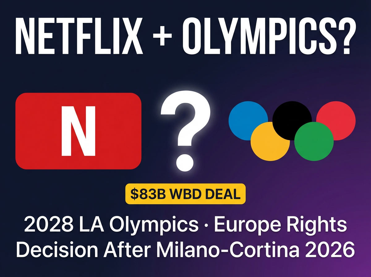 넷플릭스, 올림픽 유럽 중계권까지 품나?