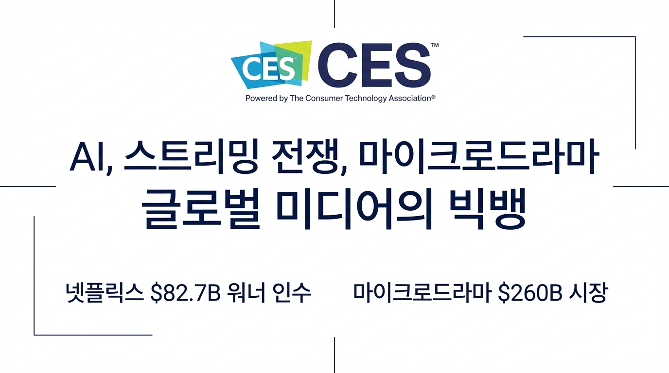[CES 2026] AI, 스트리밍 전쟁, 마이크로드라마