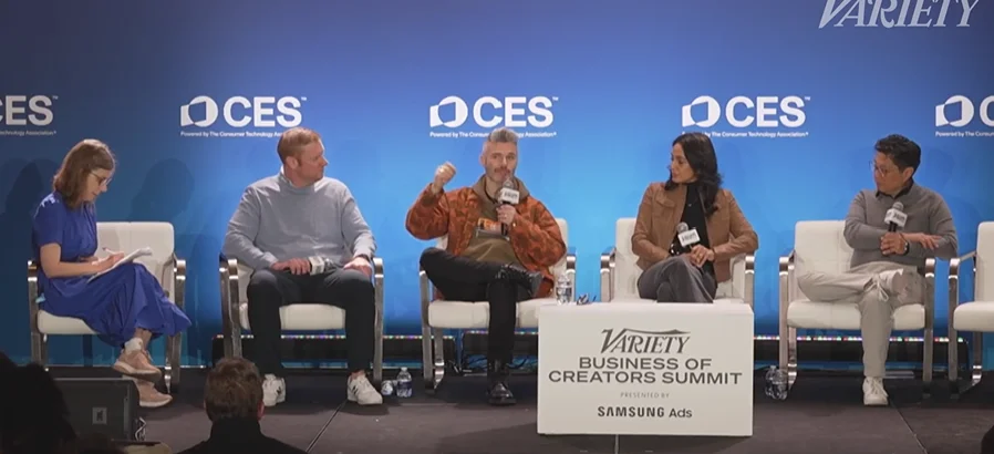 New Hollywood Power Players: The Rise of Creators on TV panel discussion at CES 2026