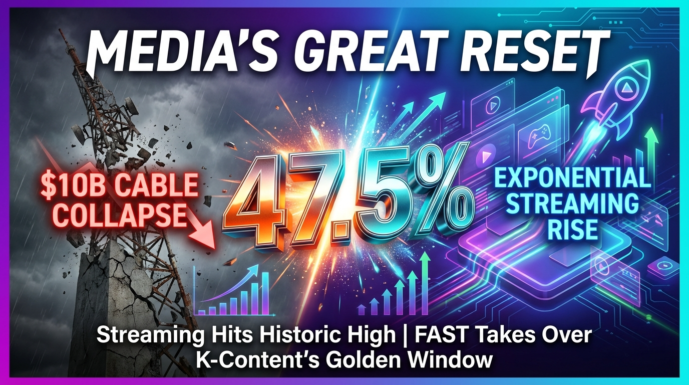 U.S. Streaming Hits 47.5%, Cable's $1 Billion 'Zombie Channel' Massacre Looms