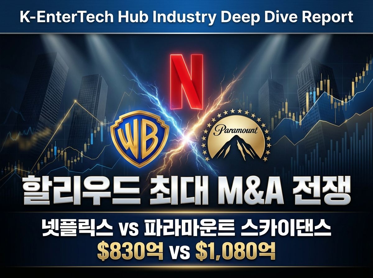 할리우드 최대 M&A 전쟁, 최종 라운드 돌입
WBD–넷플릭스 830억 달러 합병 주주투표 3월 20일 확정,