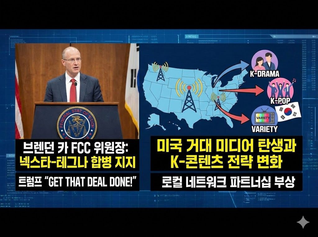 FCC 수장, 넥스타–TEGNA 합병에 사실상 청신호