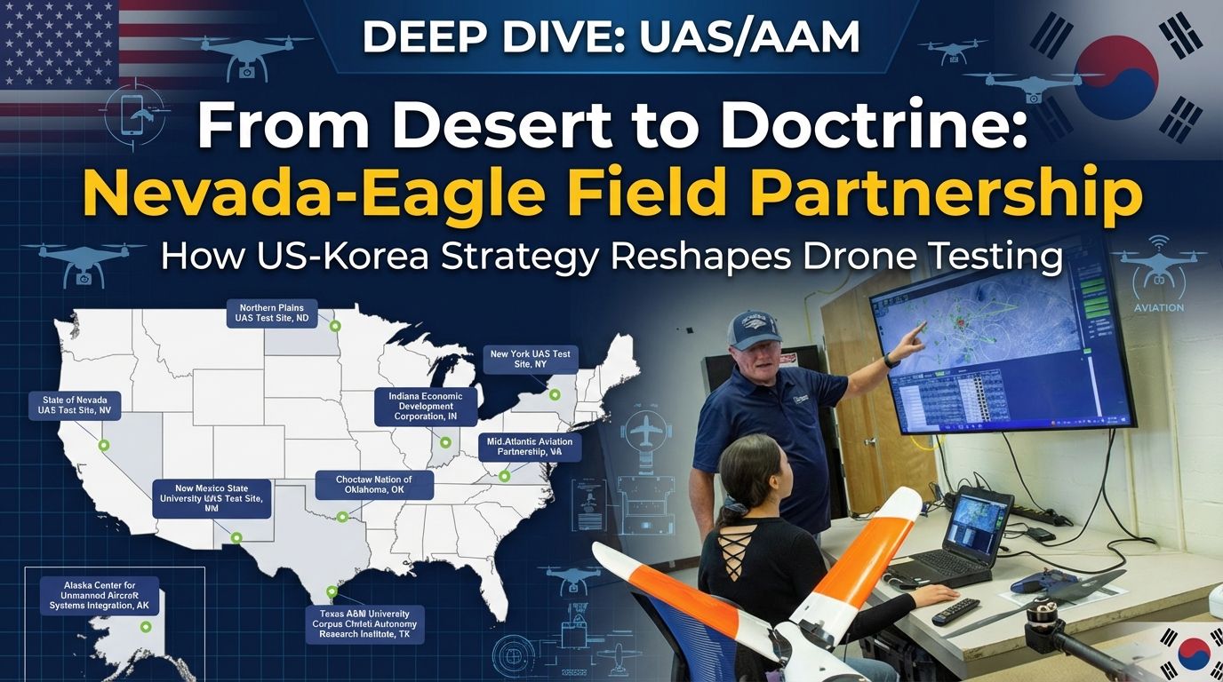 Nevada UAS Test Site – Eagle Field Airport:
Building a Western U.S. Drone · AAM Test Corridor