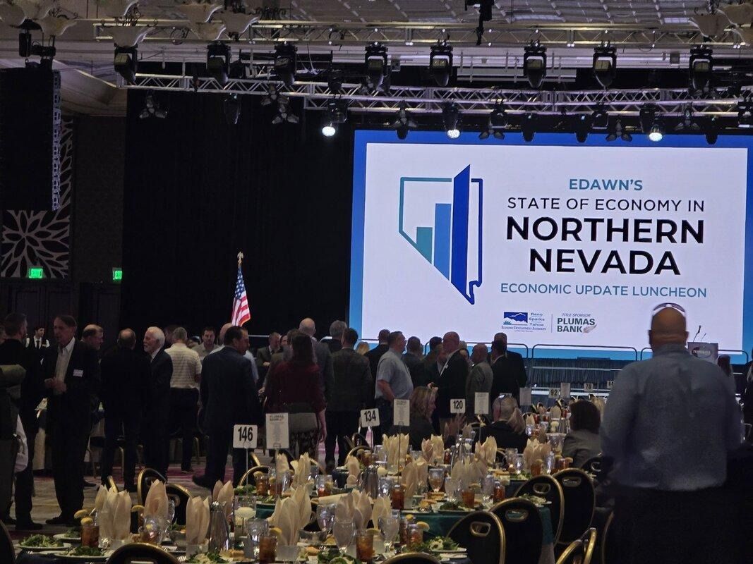 EDAWN’s State of Economy in Northern Nevada — Economic Update Luncheon  |  Title Sponsor: Plumas Bank  |  Photo: K-EnterTech Hub