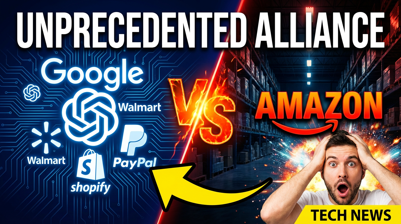 AI Shopping Wars: Rivals Unite to Challenge Amazon's Dominance