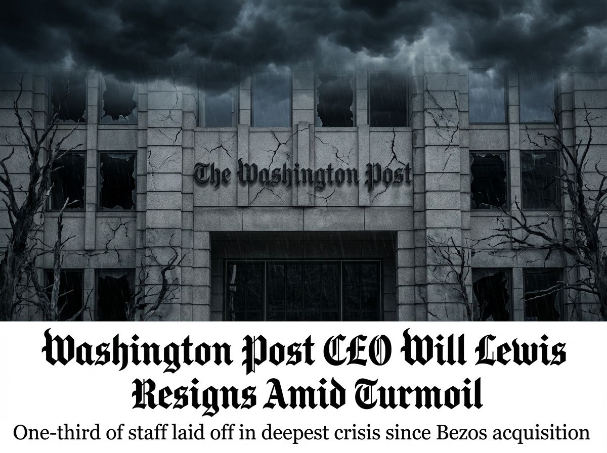 Washington Post CEO Will Lewis Resigns Amid Turmoil