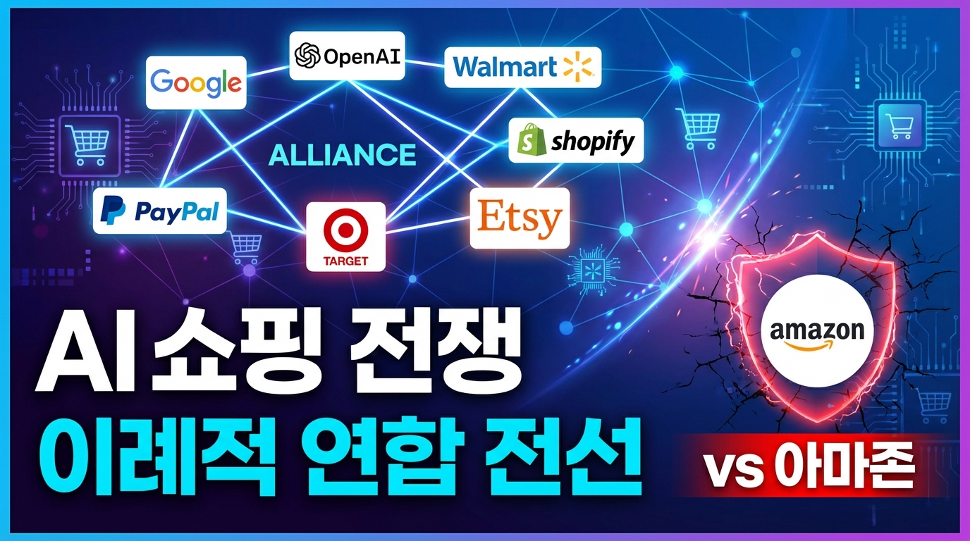 AI 쇼핑 전쟁, 라이벌들이 손잡고 아마존에 도전한다