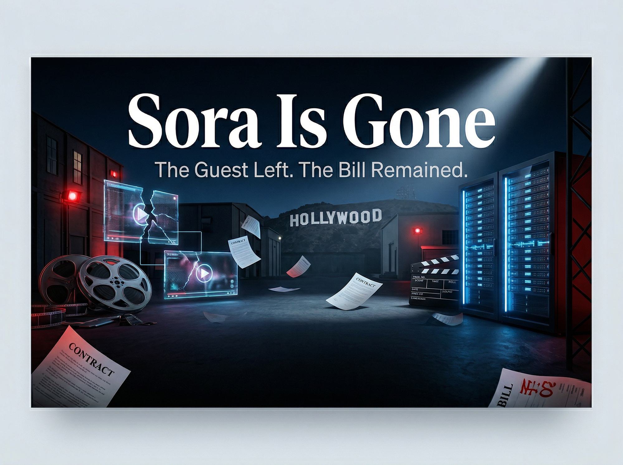 손님은 떠났다. 청구서는 남았다:오픈AI가 할리우드를 떠난 뒤 — 무엇이 바뀌었고 무엇이 남았나