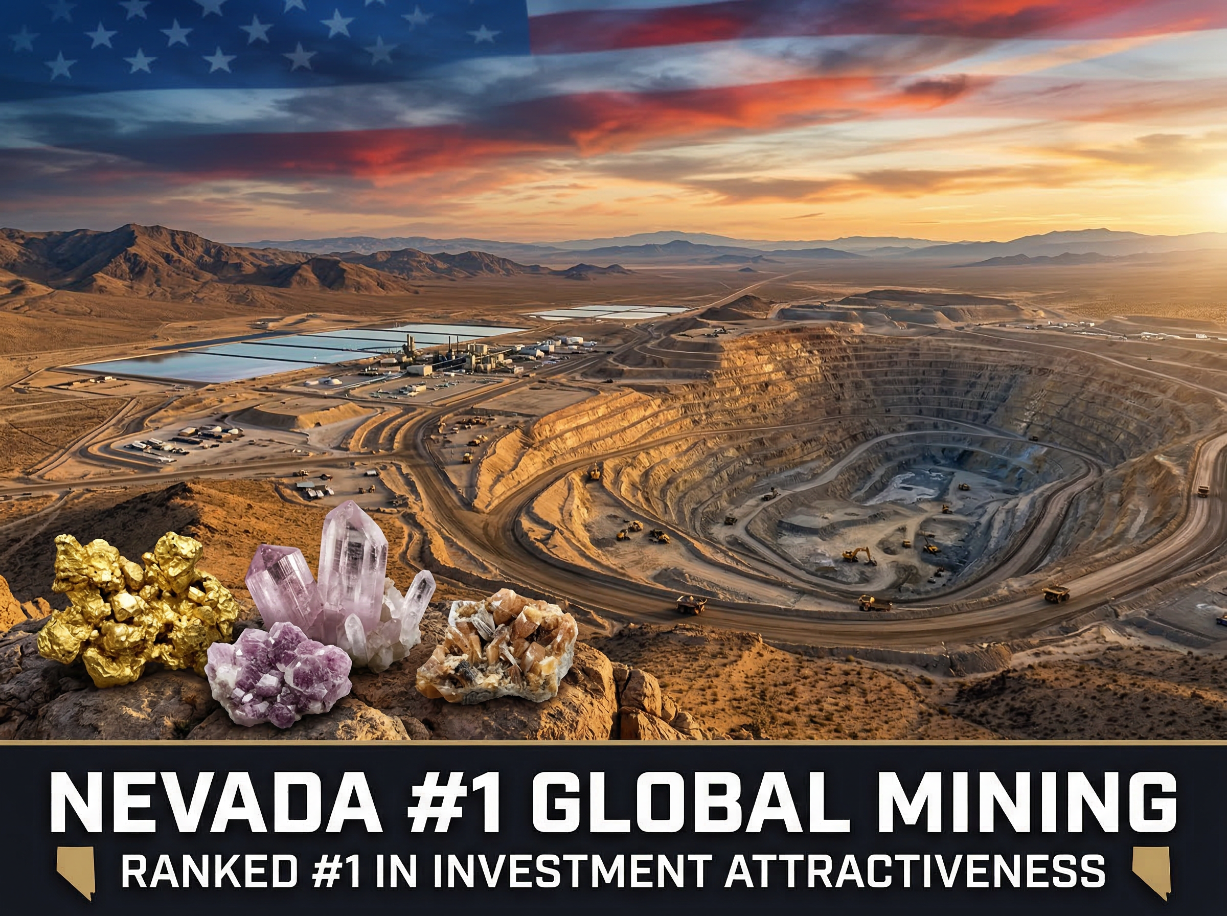 네바다, 프레이저 연구소 선정 '세계 최고 광업 투자처' 1위 탈환