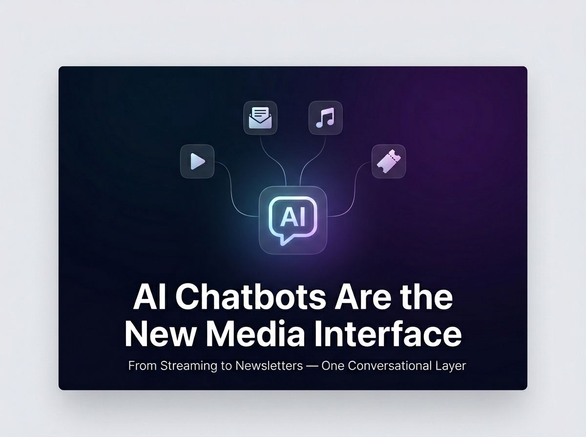 AI Chatbots Emerge as the New Center of Gravity for Media