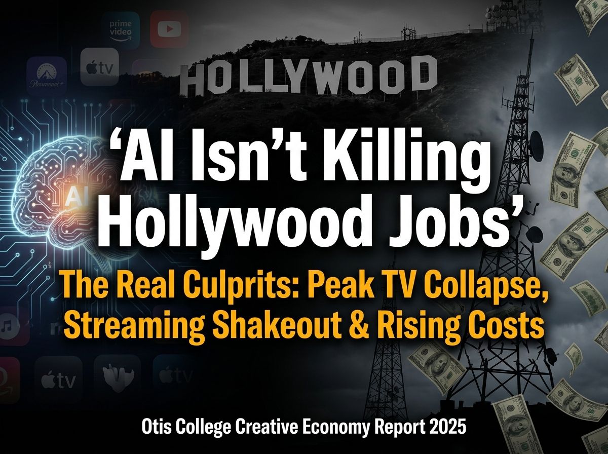 AI Didn't Take the Jobs "The Real Cause Behind California's 14% Creative Economy Workforce Decline"