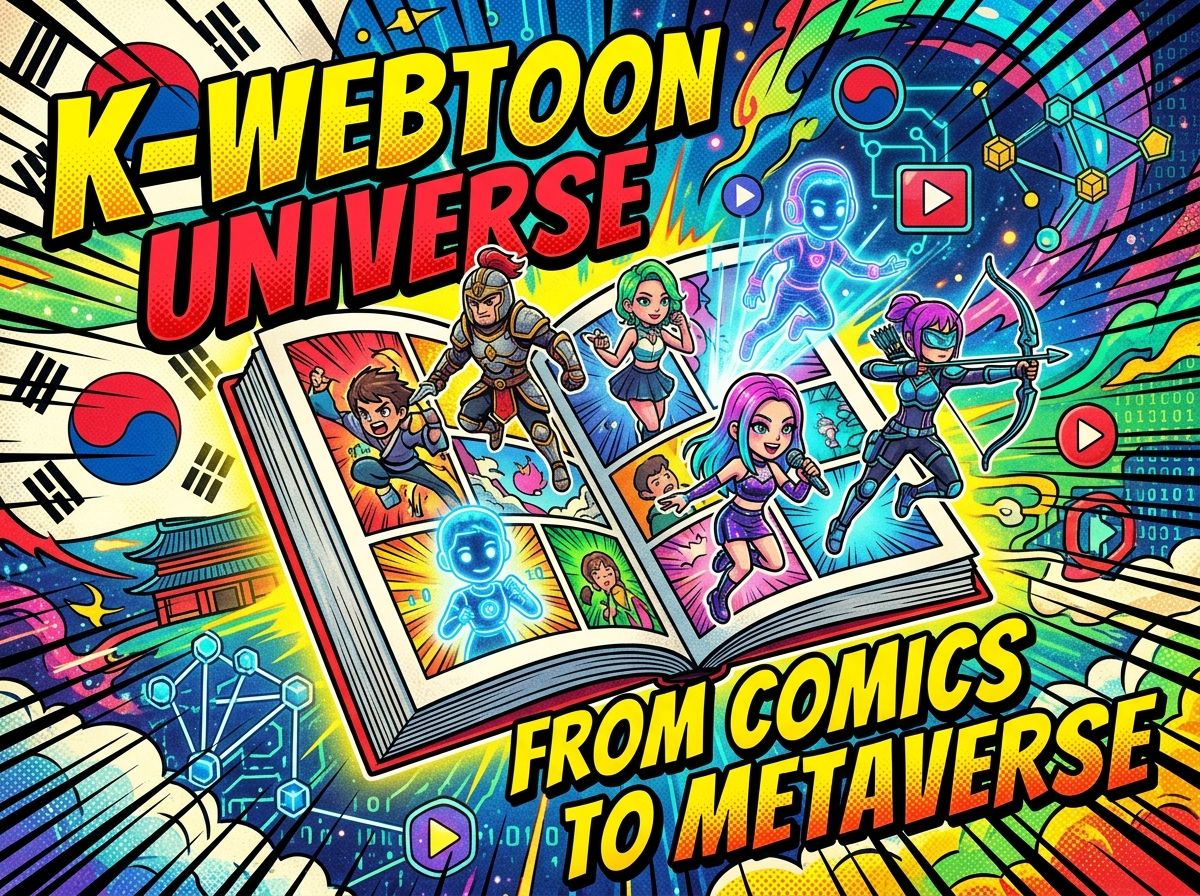 K-Webtoons Power Korea’s 2026 Push Into Games and Metaverse Media