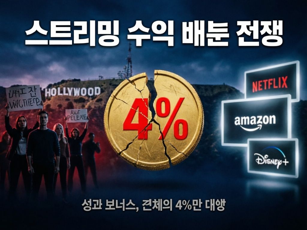 스트리밍 '히트작' 단 4%… 성과 보너스 제도, 노조의 다음 전선(戰線)으로