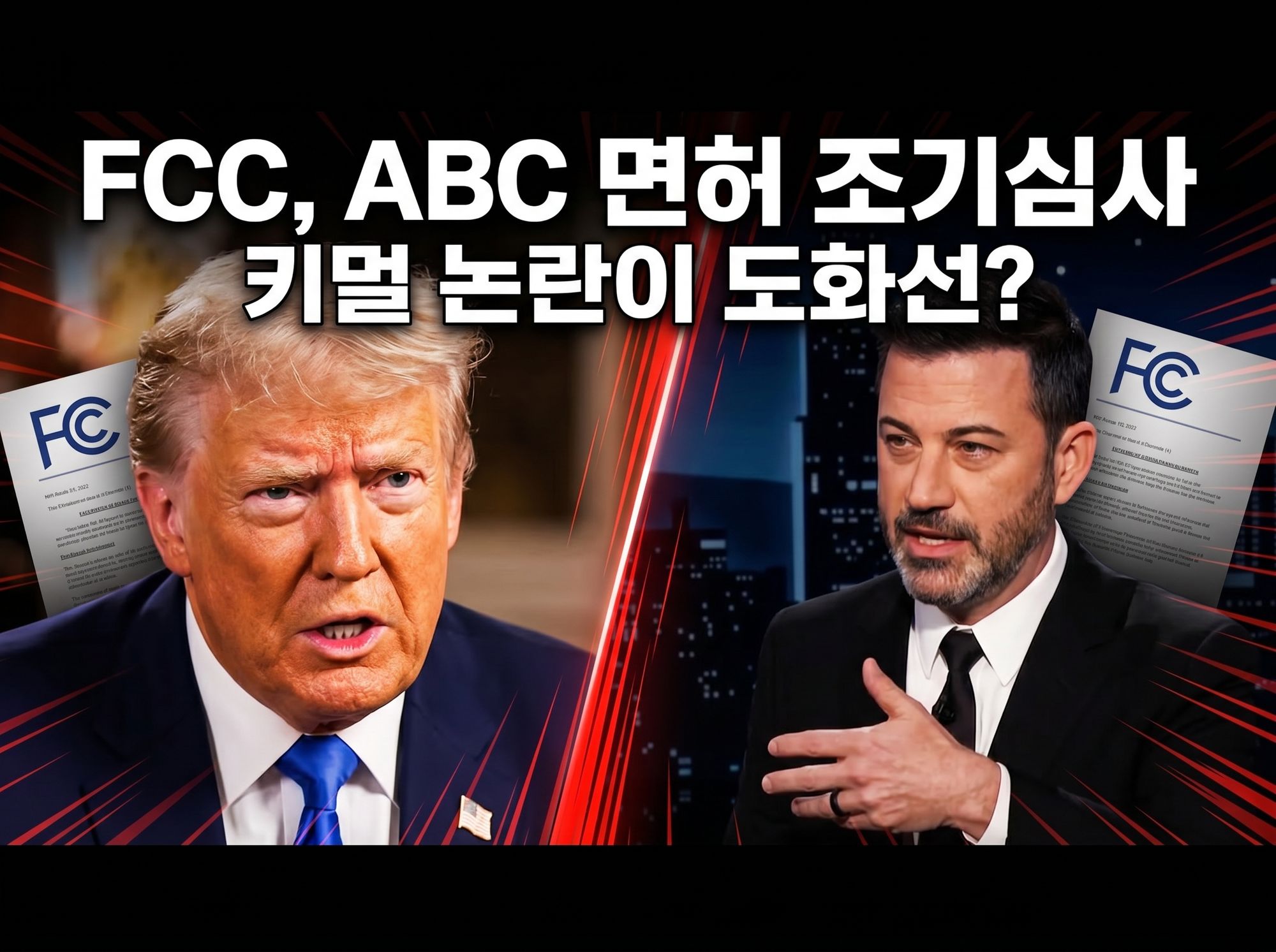 미 FCC, 디즈니 ABC 면허 조기 갱신 심사 개시… 1969년 이후 최대 규제