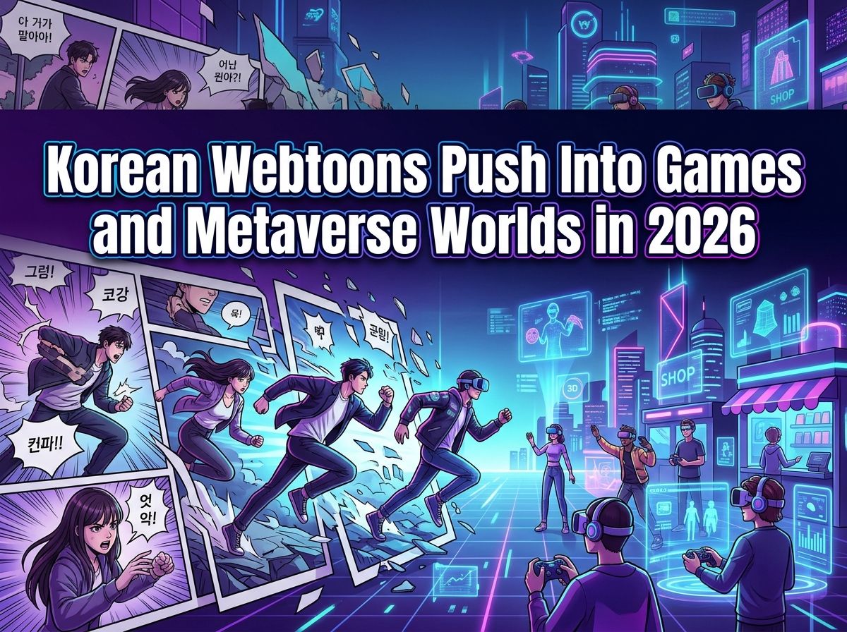 Korean Webtoons Push Into Games and Metaverse Worlds in 2026