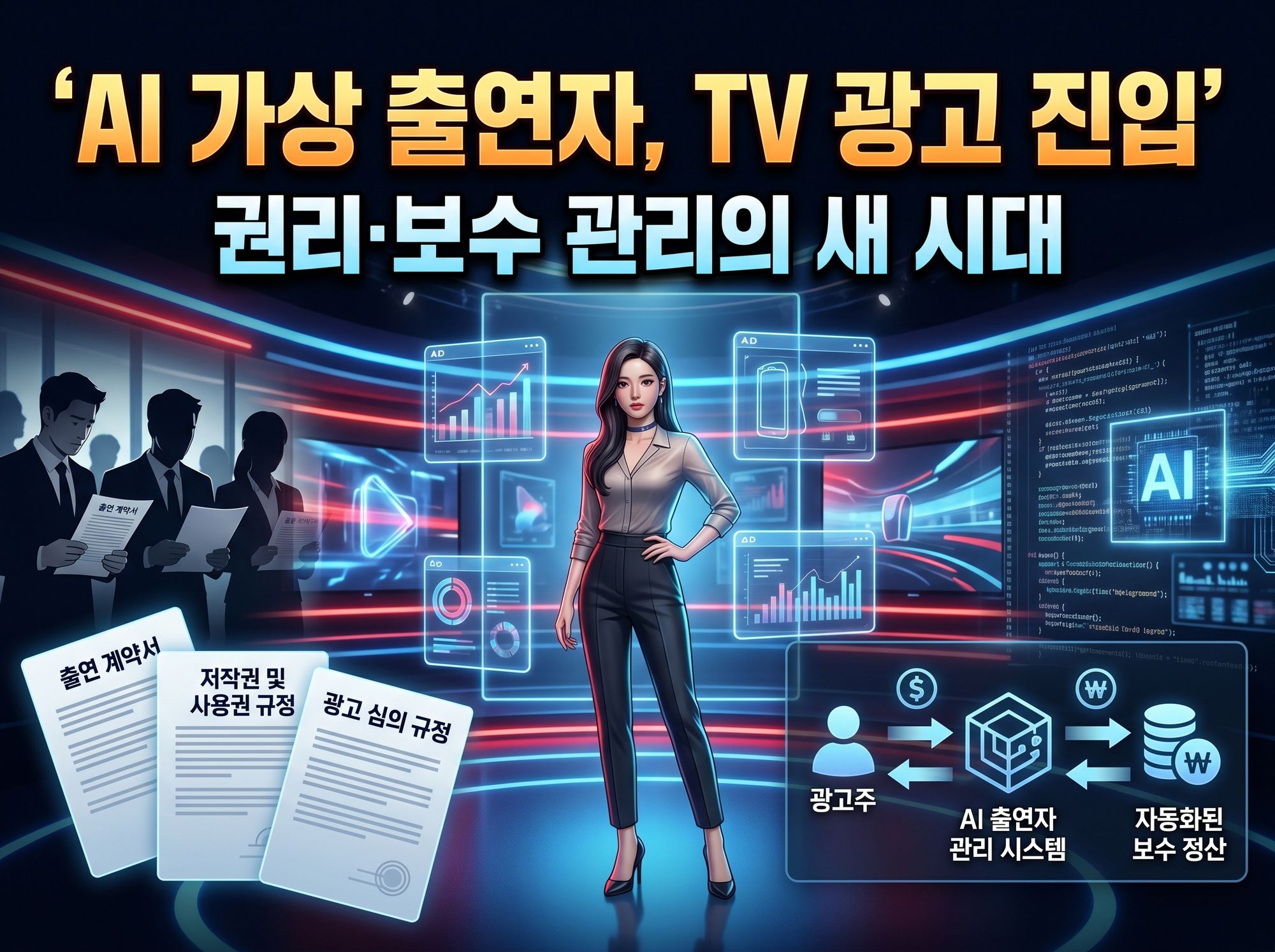 AI '가상 출연자'가 광고에 등장한다…XR, 권리·보수 관리 첫 인프라 공개