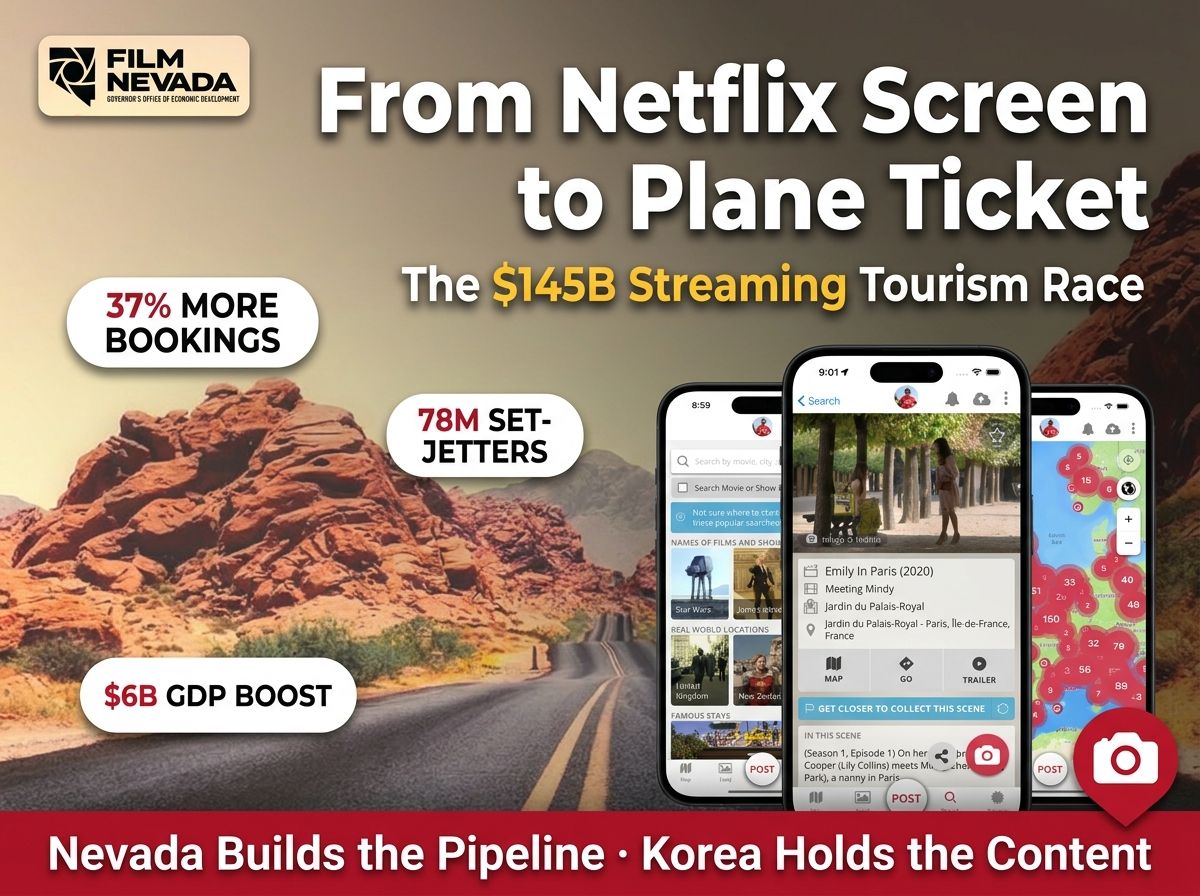 "They're Buying Plane Tickets to See What They Watched on Netflix" — Global 'Streaming Tourism' Heads Toward $100B as Korea Lacks the Data Infrastructure