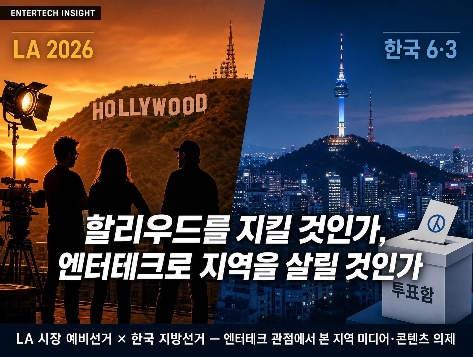 할리우드가 시장(市長)선거를 흔들다 — 6·3 지방선거, 한국 콘텐츠 산업의 시험대