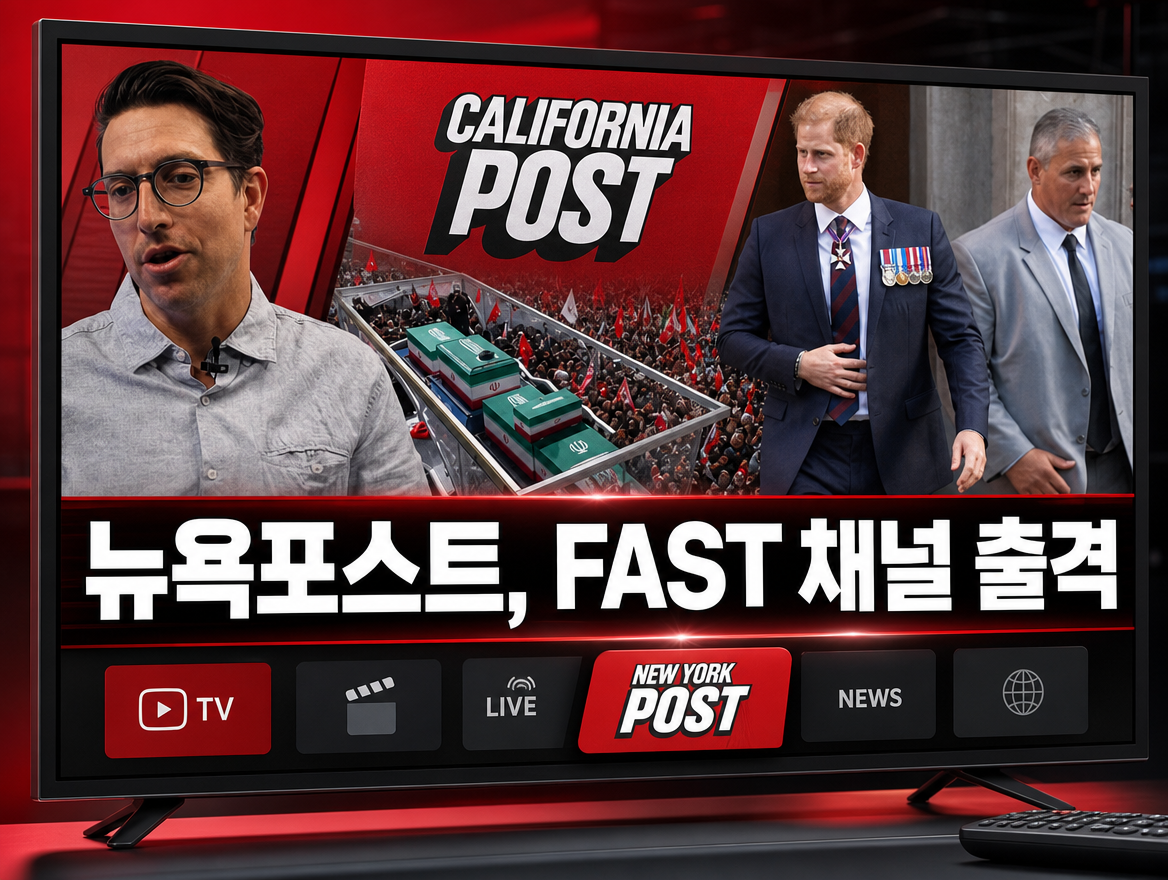 뉴욕포스트, 첫 FAST 채널 만든다…뉴스, FAST 시청 상위 장르로